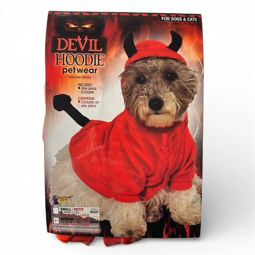 Forum Novelties Inc -‎ Devil Hoodie Pet Costume Size Medium